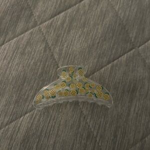 Pineapple Themed Claw Clip
